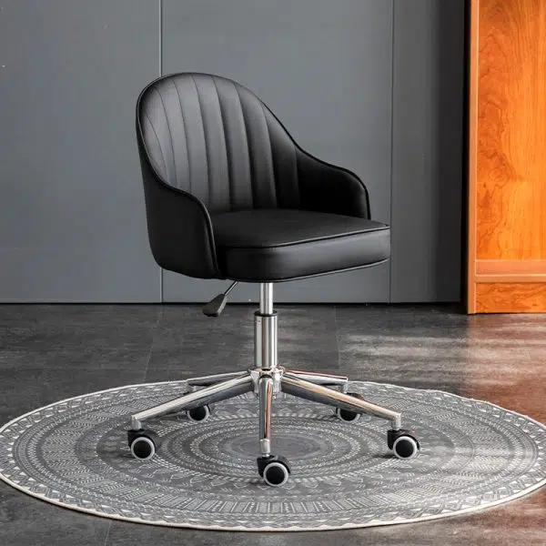 Modern Simplicity Leather Sponge Stainless Steel SGS Desk Chair Backrest Movable For Home Office - Image 16