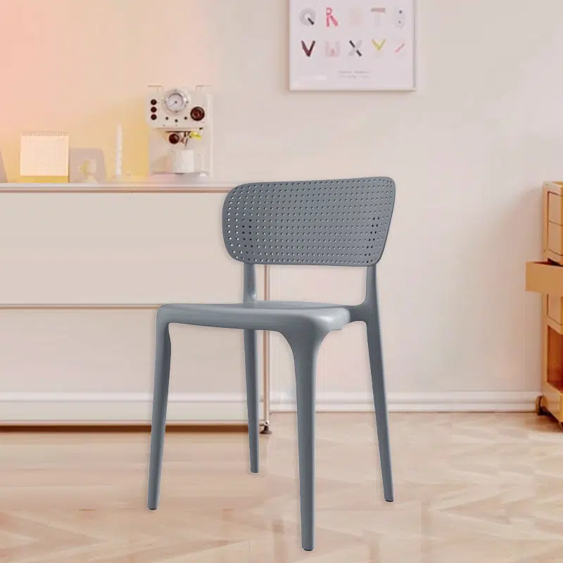 SKU-08-1-39cf4115-1497-4a6b-bf67-5a025a768fe3.jpg Contemporary Creative Rectangular Plastic Chair Backrest Armless For Living Room - Image 20