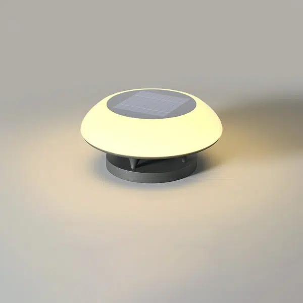 Modern Simplicity Solar Waterproof Stainless Steel PE Round Spaceship LED Landscape Lighting Outdoor Light For Outdoor Patio - Image 14