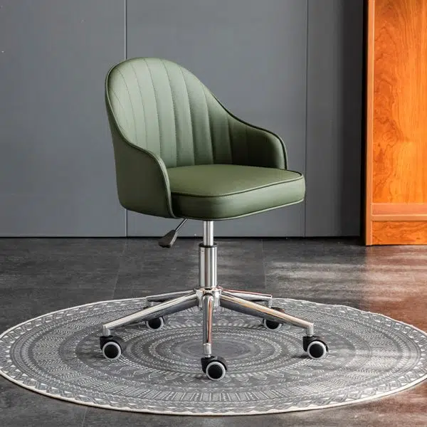 Modern Simplicity Leather Sponge Stainless Steel SGS Desk Chair Backrest Movable For Home Office - Image 19