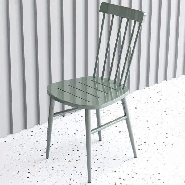 Contemporary Scandinavian Square Steel Chair Backrest Armrest For Living Room - Image 13