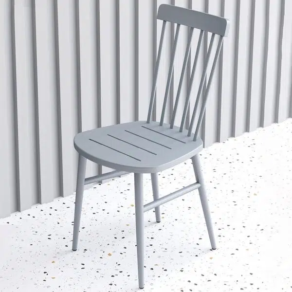 Contemporary Scandinavian Square Steel Chair Backrest Armrest For Living Room - Image 14