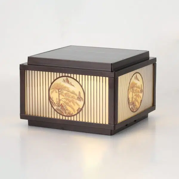 Modern Minimalist Solar Waterproof Square Aluminum Glass LED Post Head Light For Garden - Image 22