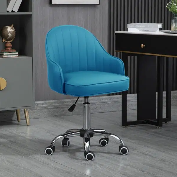 Modern Simplicity Leather Sponge Stainless Steel SGS Desk Chair Backrest Movable For Home Office - Image 18