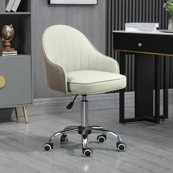 Modern Simplicity Leather Sponge Stainless Steel SGS Desk Chair Backrest Movable For Home Office - Image 25