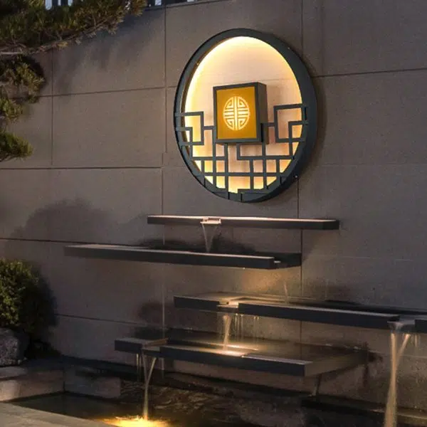 Asian Style Outdoor LED Landscape Decorative Lighting Wall Lamp for Villa Courtyard - Image 6