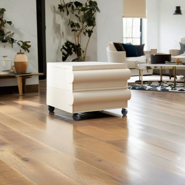 Contemporary Scandinavian Rectangular Cubic Rounded Handle ABS Nightstand 2/3/4 Drawer Movable For Bedroom - Image 24