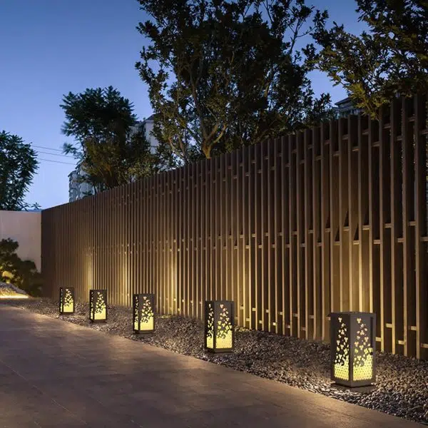 Asian Style Hollow Carved Outdoor Courtyard Waterproof Landscape Lighting Decorative Lamp - Image 4