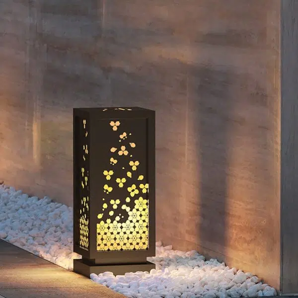 Asian Style Hollow Carved Outdoor Courtyard Waterproof Landscape Lighting Decorative Lamp - Image 5