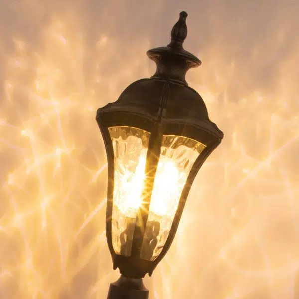 Retro-Inspired Waterproof Outdoor Lamp Post for Traditional Villa Gardens - Image 10