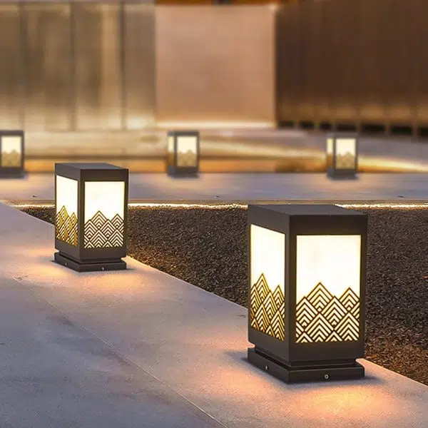 Classical Hollowed Pattern Landscape Decorative Lighting Waterproof Lawn Lamp for Outdoor - Image 6