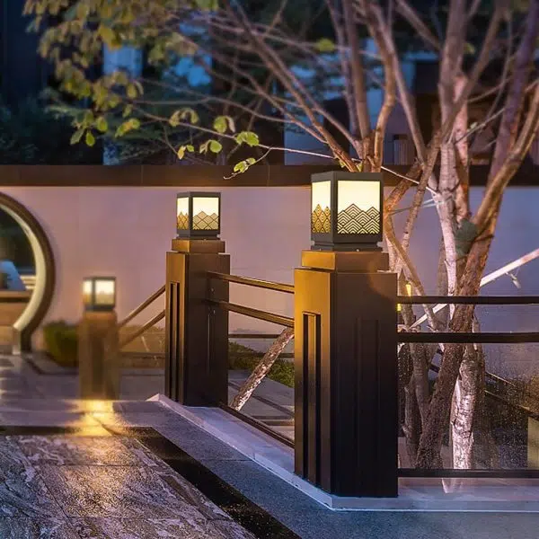 Classical Hollowed Pattern Landscape Decorative Lighting Waterproof Lawn Lamp for Outdoor - Image 7