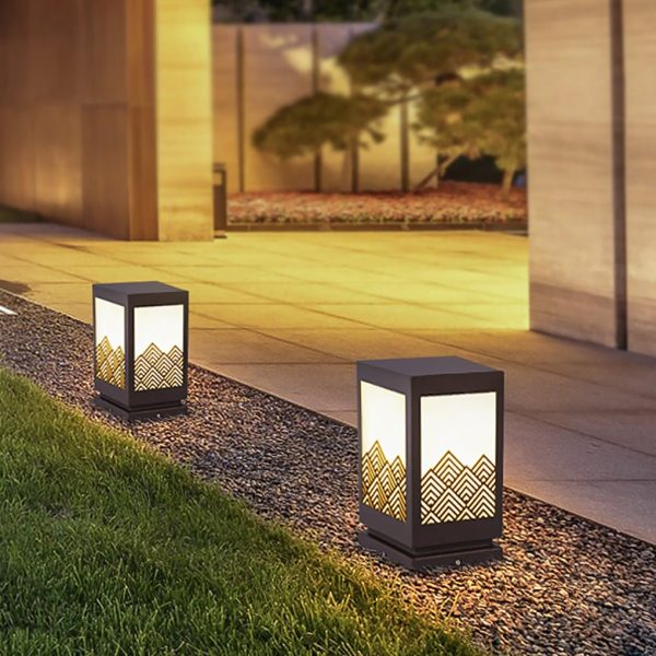 Classical Hollowed Pattern Landscape Decorative Lighting Waterproof Lawn Lamp for Outdoor - Image 3