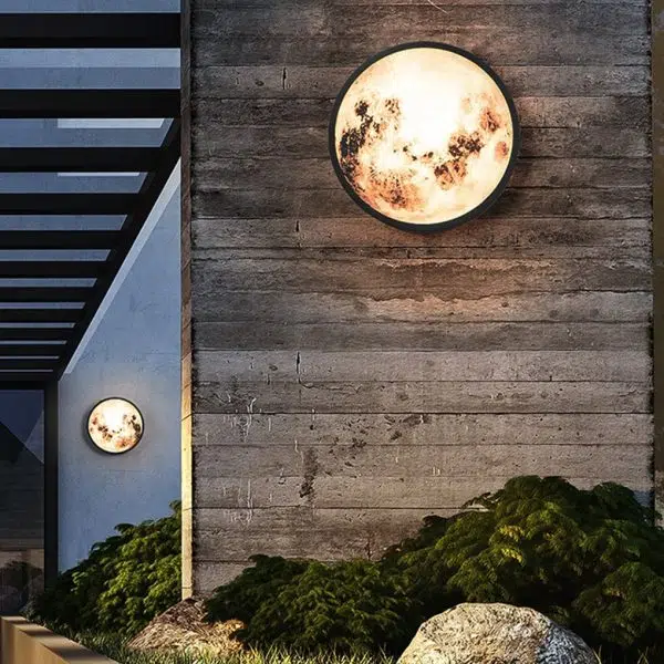 Creative Moon Outdoor Waterproof Garden Light LED Exterior Wall Light - Image 4