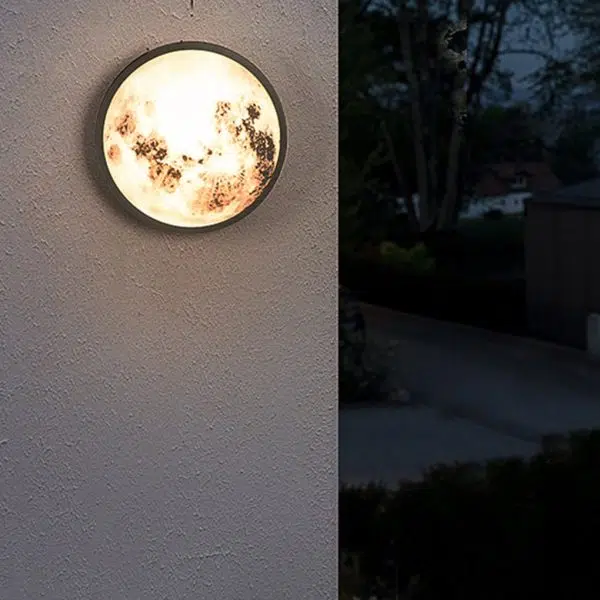 Creative Moon Outdoor Waterproof Garden Light LED Exterior Wall Light - Image 5