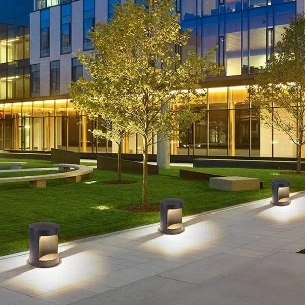 Cylindrical Outdoor Lawn Courtyard Lamp Waterproof LED Landscape Lighting - Image 2