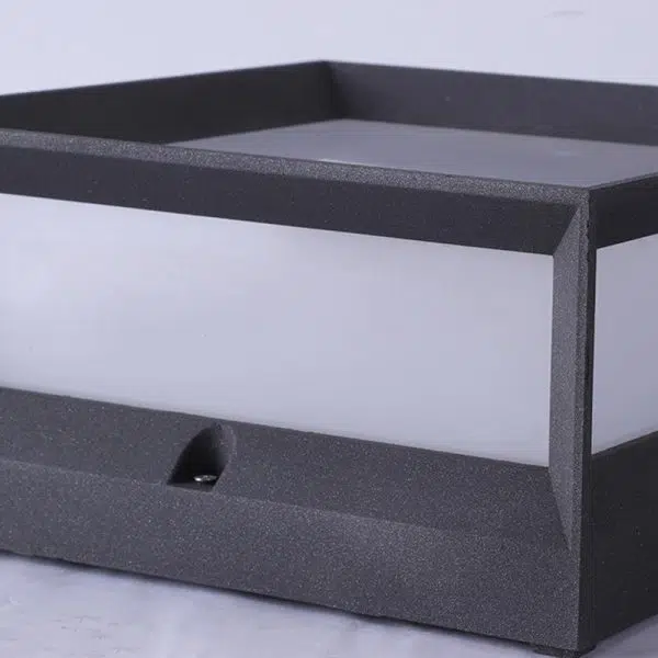 Square Waterproof Black Modern Solar Lights Outdoor Fence Post Lights - Image 11