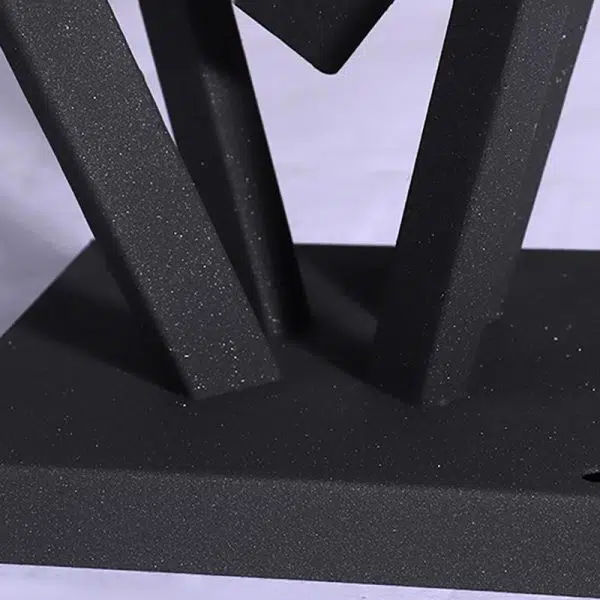 Geometric Aluminum Waterproof LED Black Modern Outdoor Light Pillar Lamp - Image 7