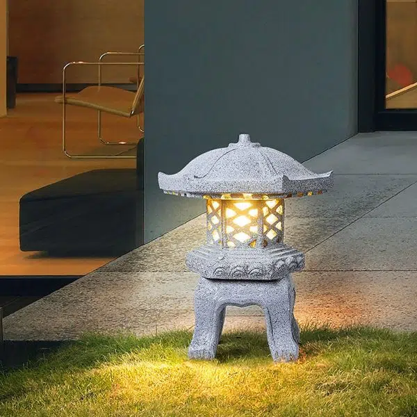 Imitation Stone Tower Outdoor Waterproof Post Lights Landscape Lighting for Park Lawn - Image 2