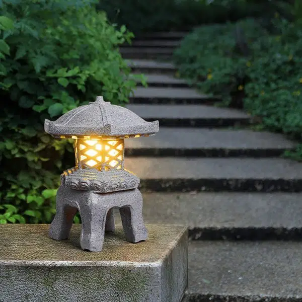 Imitation Stone Tower Outdoor Waterproof Post Lights Landscape Lighting for Park Lawn - Image 3
