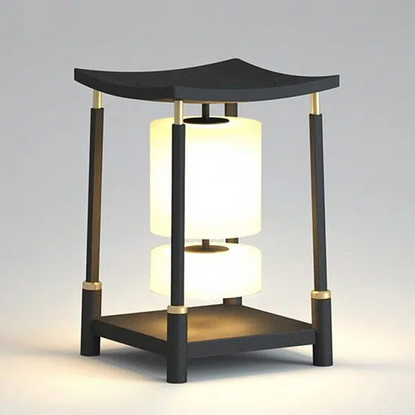 Unique Solar-Powered LED Outdoor Lights Asian-Inspired Design - Image 11