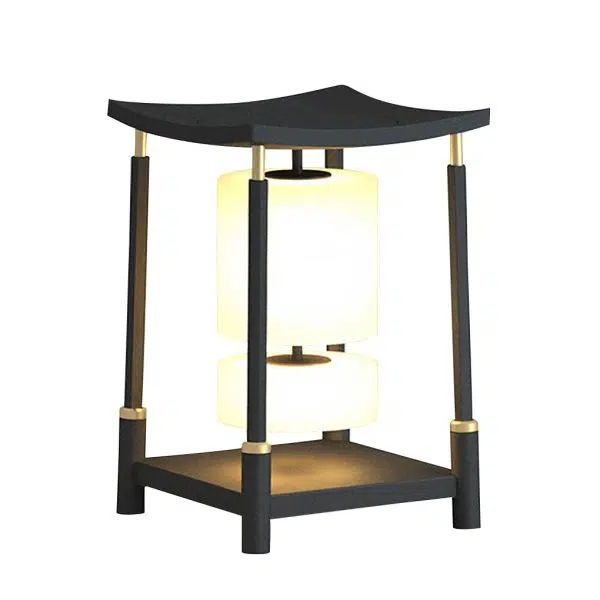 Unique Solar-Powered LED Outdoor Lights Asian-Inspired Design - Image 7