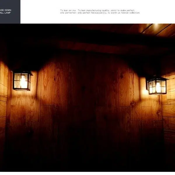 Minimalist Square Glass Lampshade Waterproof Modern Outdoor Lanterns - Image 8