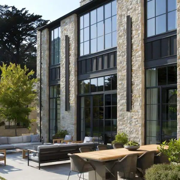 Outdoor Long Strip Waterproof Metal Black Modern Outdoor Wall Lights - Image 4