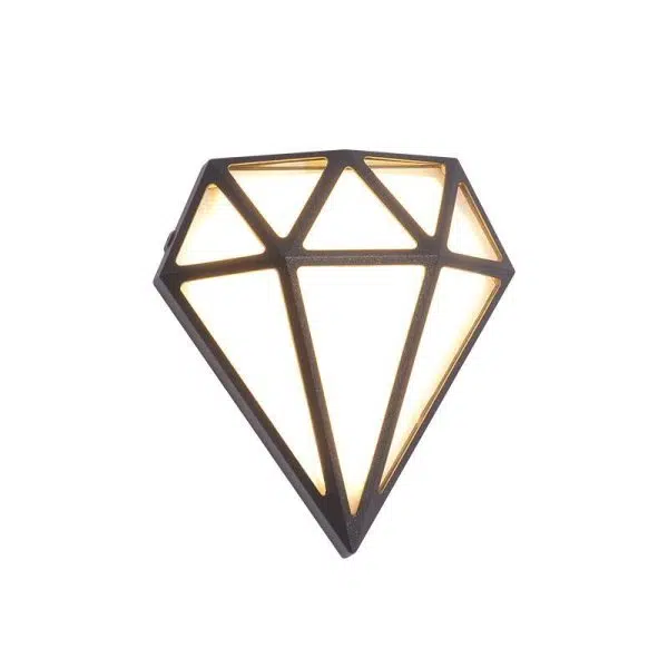 Rhombus Diamonds LED Waterproof Modern Porch Lights Outdoor Wall Lights - Image 5