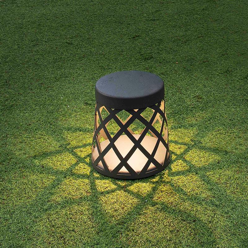 item-5-e1361cc7-fe16-4e19-ad5d-d7725339e4c7-120075.jpg Stool Waterproof LED Aluminum Black Modern Outdoor Light Lanterns Lawn Lamp - Image 1