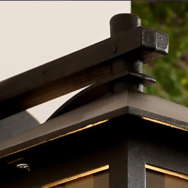 Minimalist Square Glass Lampshade Waterproof Modern Outdoor Lanterns - Image 4