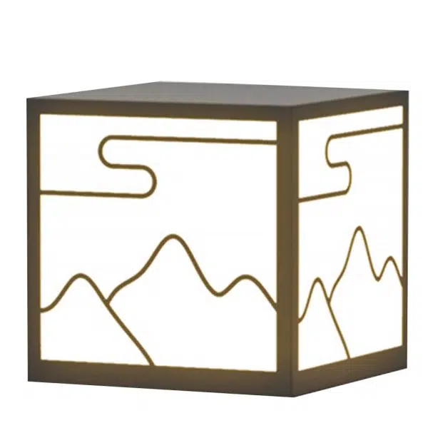 Landscape Line Silhouette Solar Outdoor Waterproof LED Garden Lawn Light - Image 10