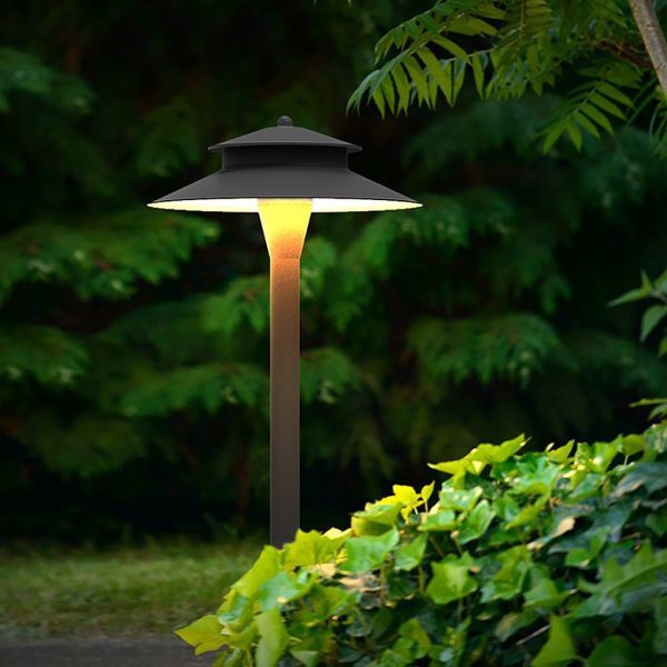 Aluminum Industrial Hat-Top LED Pathway Light Outdoor 5W Lawn Lamp