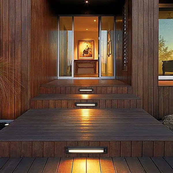 Long Strip Embedded Wall Light Corner Lights for Outdoor Garden Steps - Image 3
