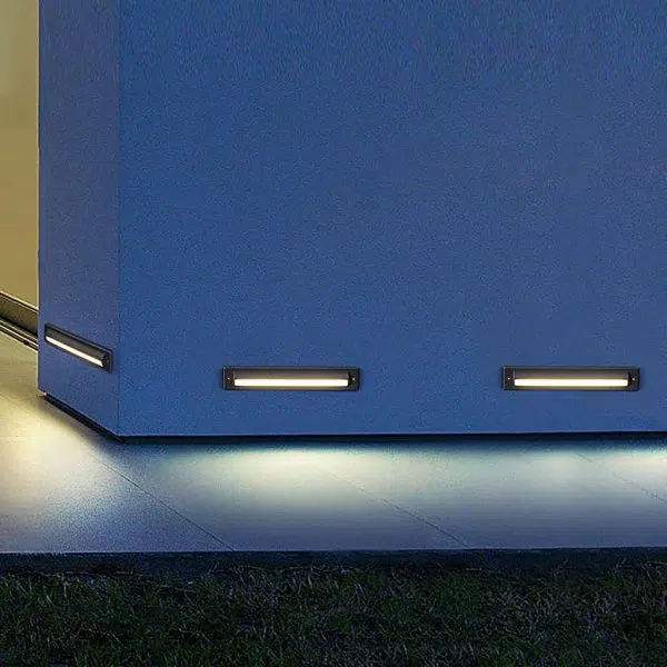 Long Strip Embedded Wall Light Corner Lights for Outdoor Garden Steps - Image 4