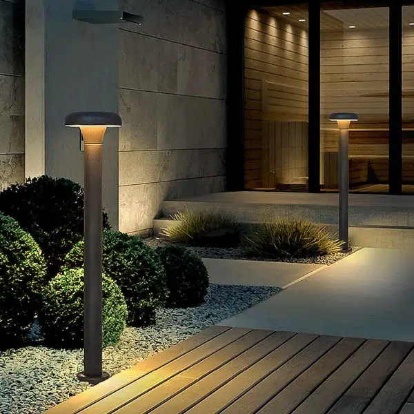 Minimalist Mushroom Integrated LED Outdoor Garden Lawn Landscape Path Lights - Image 2