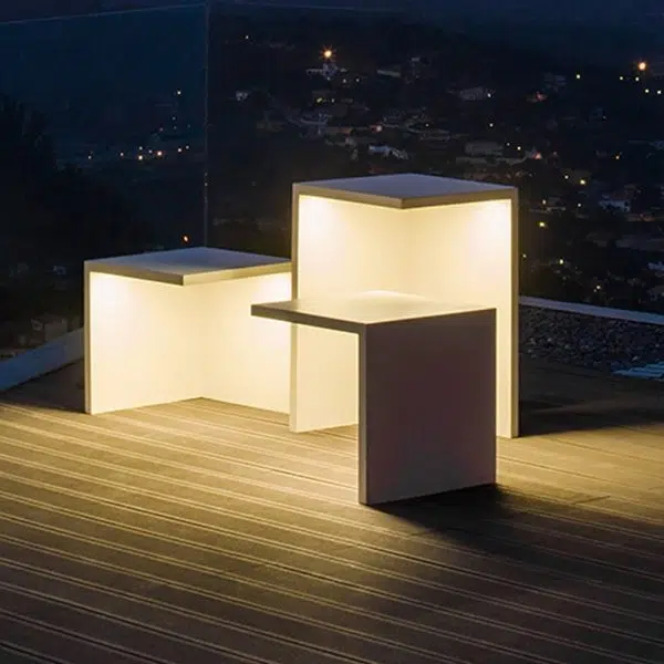 Multifunction Square Stools Table Waterproof Creative Outdoor Light - Image 2