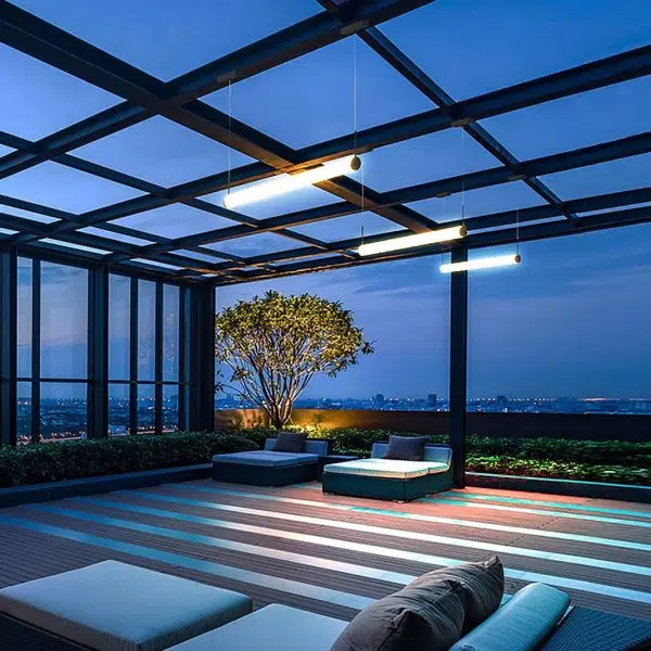 Minimalist Waterproof Outdoor LED Chandelier Landscape Decorative Lighting for Courtyard Aisle - Image 2