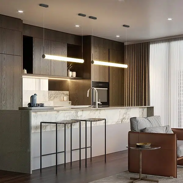 Minimalist Waterproof Outdoor LED Chandelier Landscape Decorative Lighting for Courtyard Aisle - Image 4