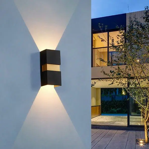 Modern Minimalist Outdoor LED Waterproof Wall Light for Villa Balcony Aisle Lighting - Image 11