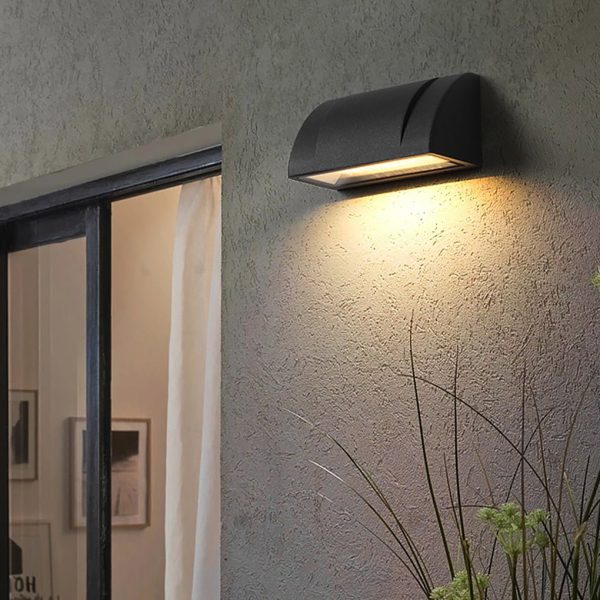 Modern Minimalist Waterproof Outdoor LED Wall Light for Patio Balcony Garden - Image 2