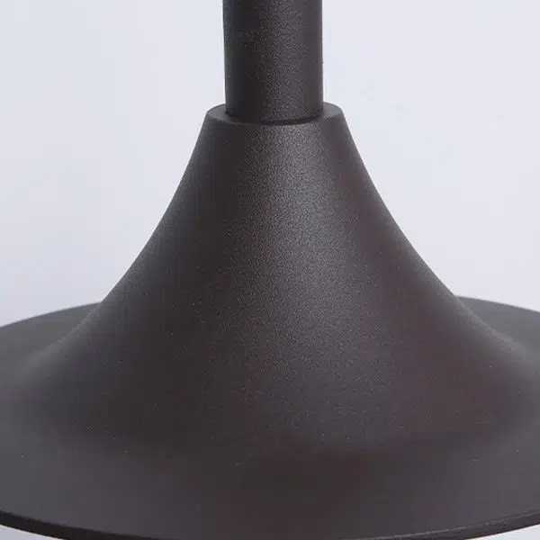 Minimalist Nordic Arc Arm LED Lawn Lamp Durable Outdoor Post Lighting - Image 5