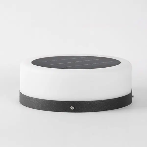 Round Acrylic Waterproof White LED Modern Solar Lights Outdoor Garden Lights - Image 9