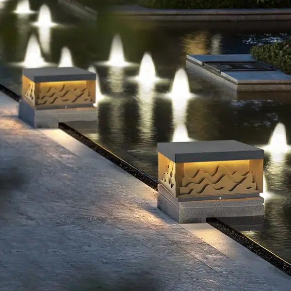 Outdoor Energy-saving Waterproof Garden Lamp Post Lamp Landscape Lighting - Image 9