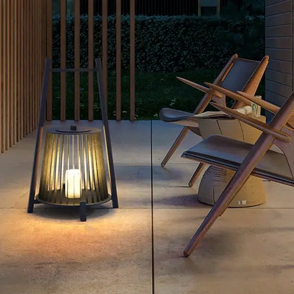 Outdoor Grid Imitation Candle-shaped Lantern Waterproof LED Landscape Lighting - Image 4