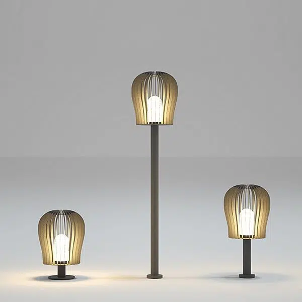 Outdoor Grid Waterproof Garden Lamp Lawn Light Post Lamp LED Landscape Lighting - Image 5