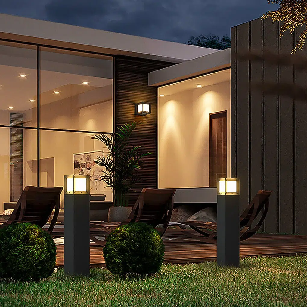 outdoor-landscape-decorative-lighting-solar-waterproof-high-pole-post-lights-for-villa-courtyarddazuma-985020.jpg Classic LED Tall Bollard Lights Sleek, Weatherproof Path and Street Lighting - Image 1
