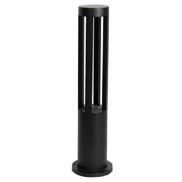 Modern Radiance Four-Emitting Black Outdoor LED Pathway Light - Image 12
