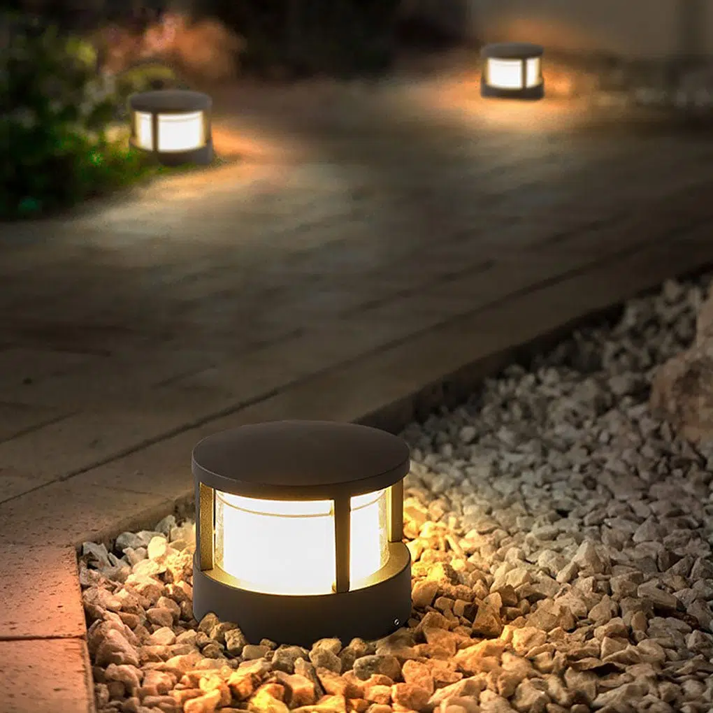 outdoor-led-waterproof-multi-purpose-landscape-decorative-lighting-for-courtyard-fence-759150.jpg Versatile LED Multi-Mount Lantern Modern Outdoor Lighting for Walls, Walkways, and Posts - Image 1