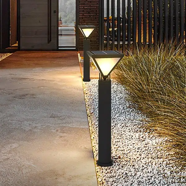 Waterproof LED Solar Lamp Post Lights Heavy Duty Outdoor Lamp Post - Image 4